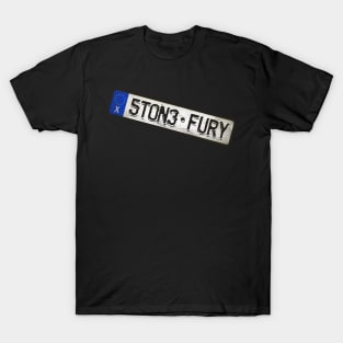 5T0N3 - FURY Car license plates T-Shirt